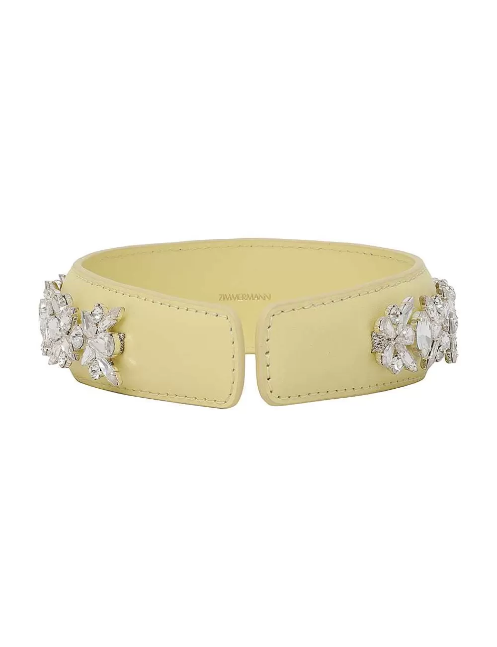 Shop ZIMMERMANN Leather Crystal Headband