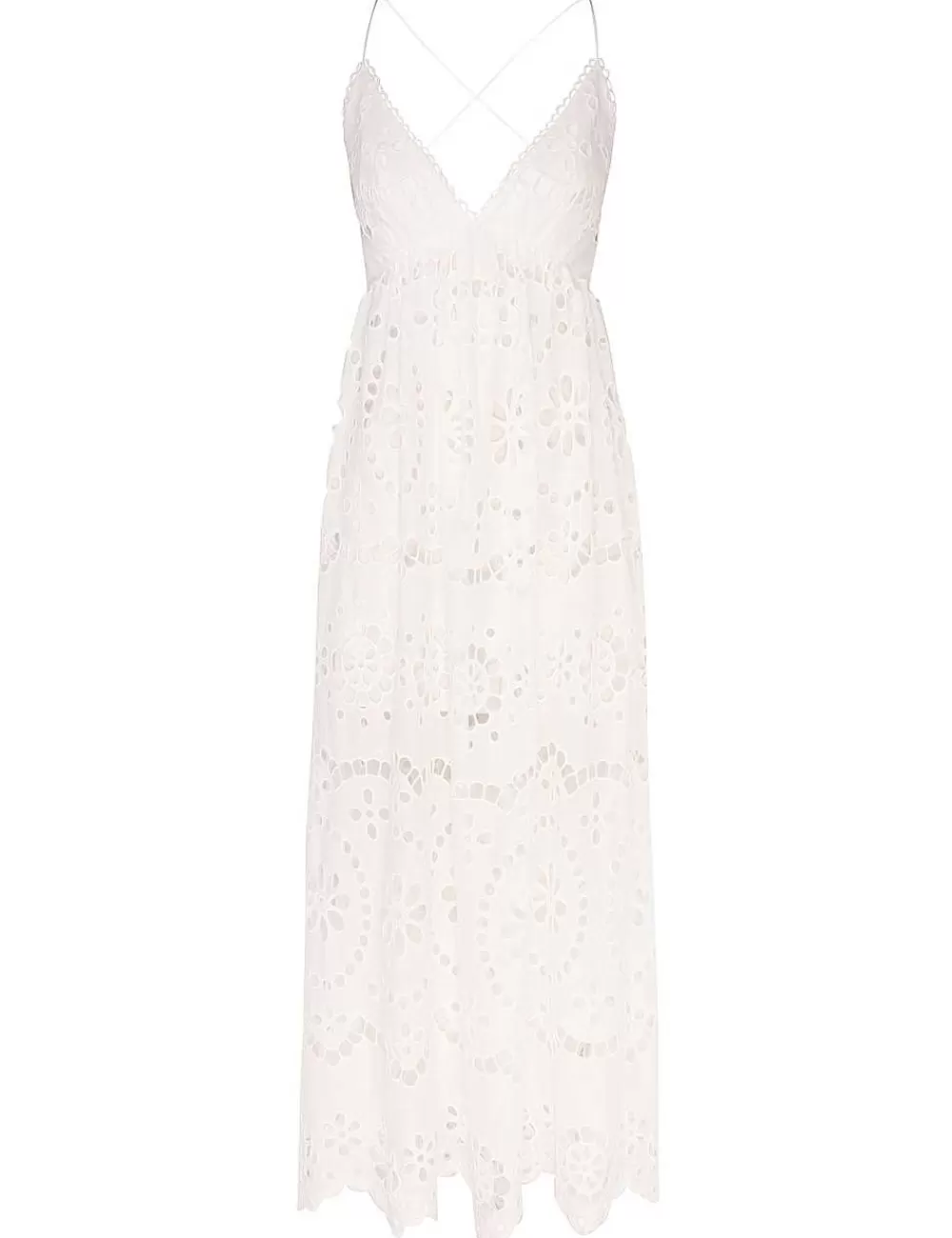 Cheap ZIMMERMANN Lexi Embroidered Slip Dress
