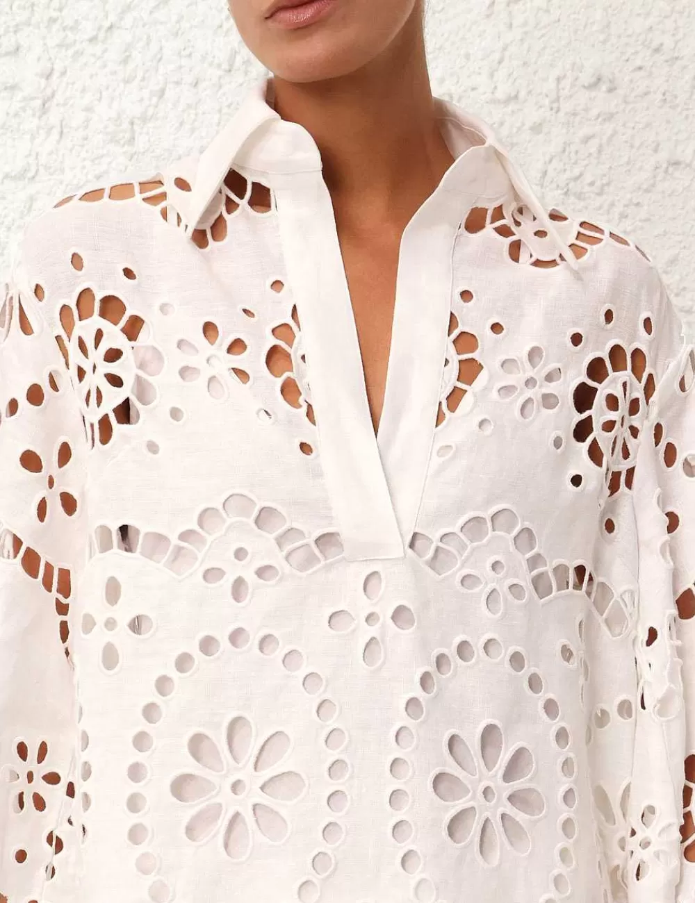 Store ZIMMERMANN Lexi Embroidered Tunic