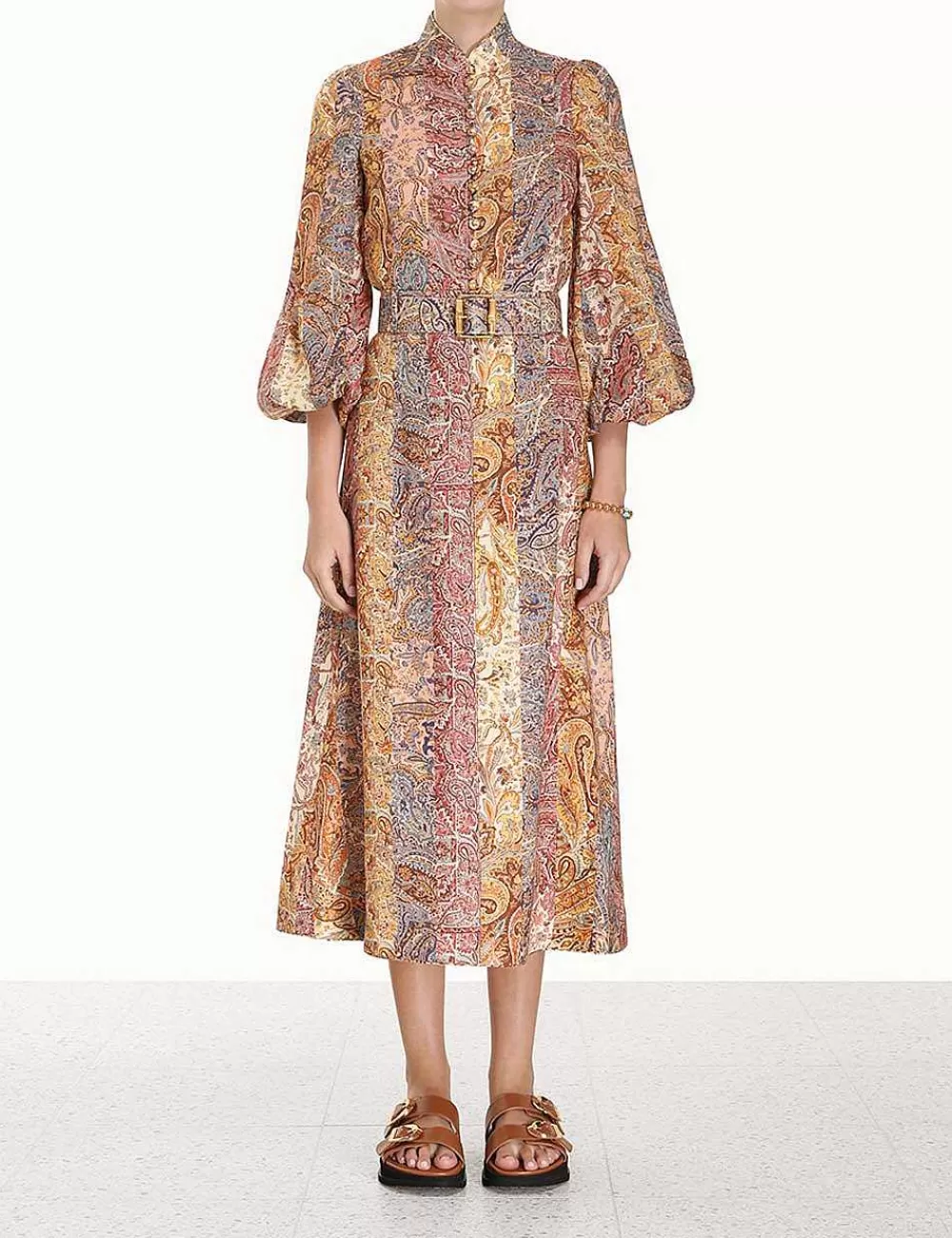 Cheap ZIMMERMANN Luminosity A-Line Midi Skirt