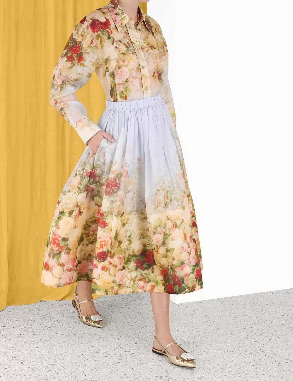 Best ZIMMERMANN Luminosity Button Up Shirt
