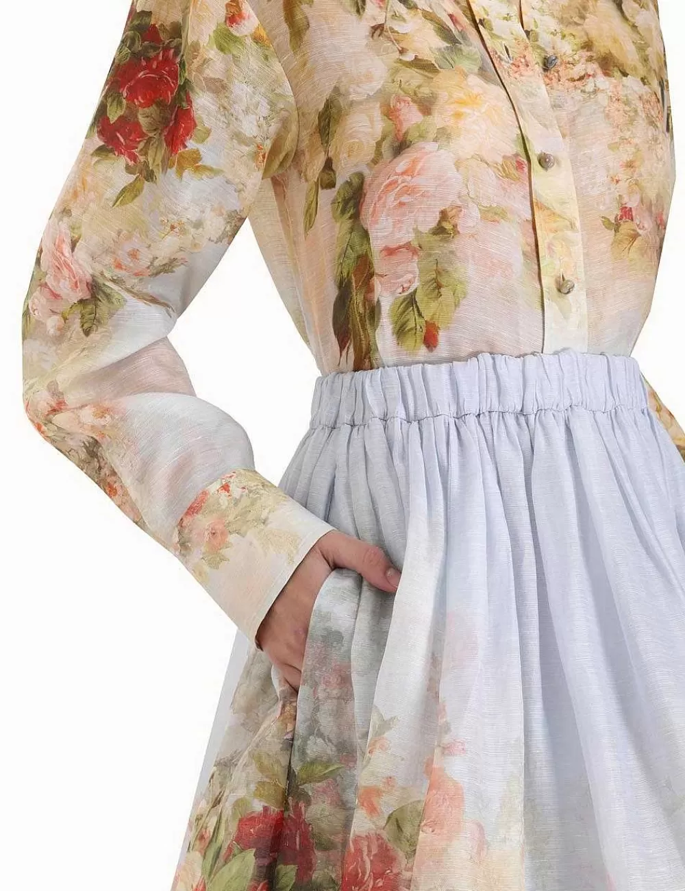 Best ZIMMERMANN Luminosity Button Up Shirt