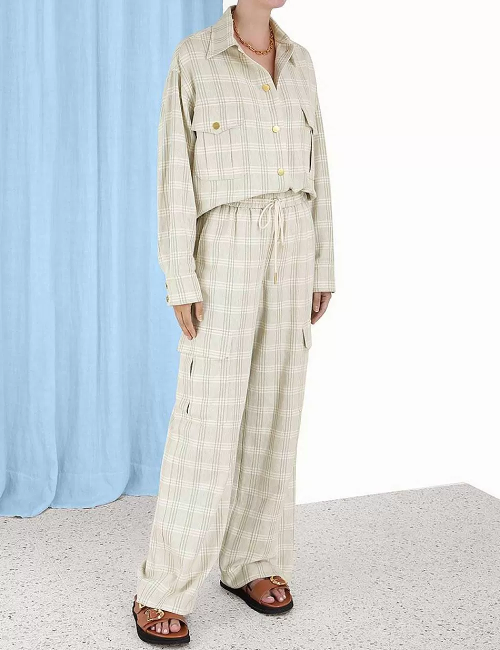 Cheap ZIMMERMANN Luminosity Check Shirt