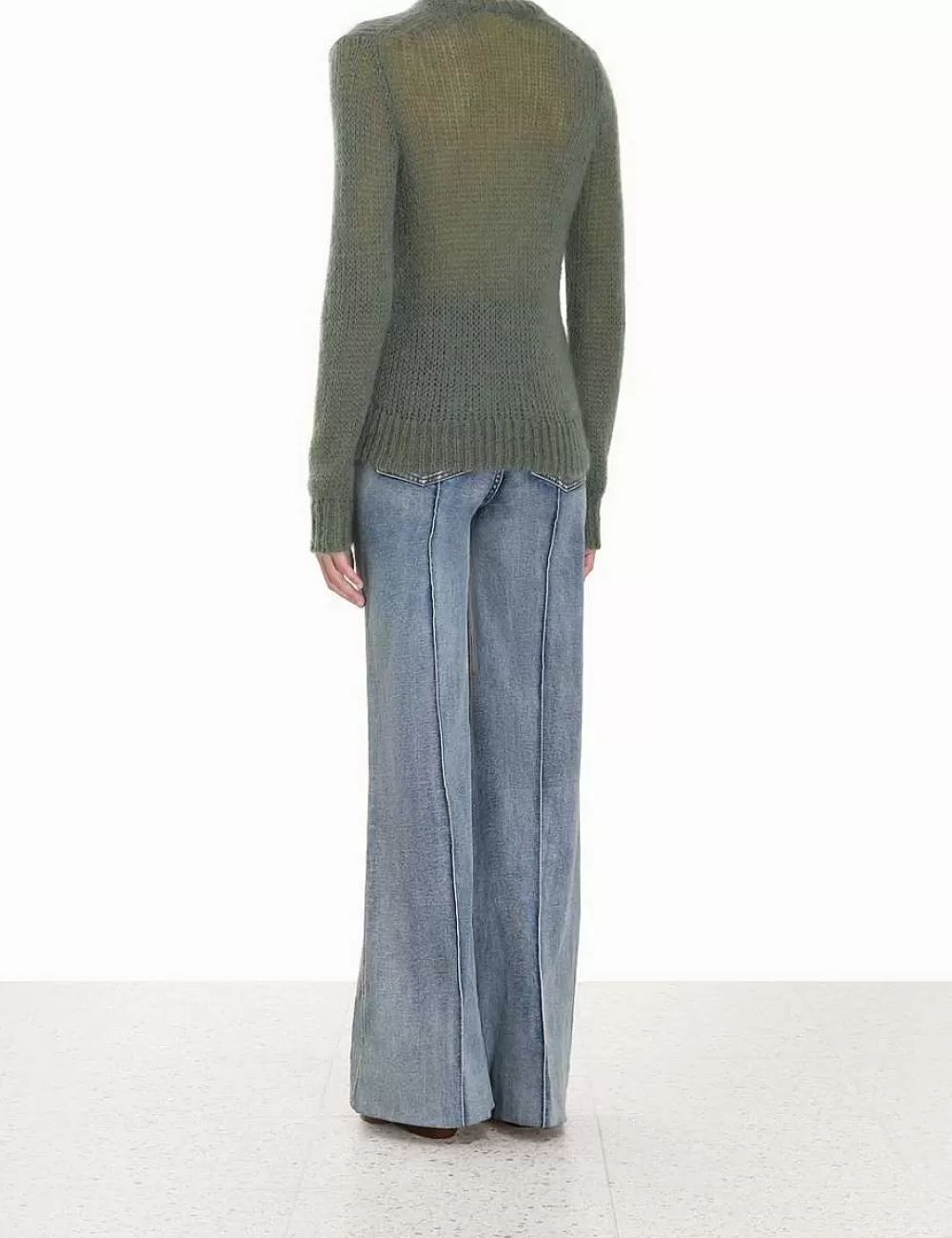 Outlet ZIMMERMANN Luminosity Crew Neck Sweater
