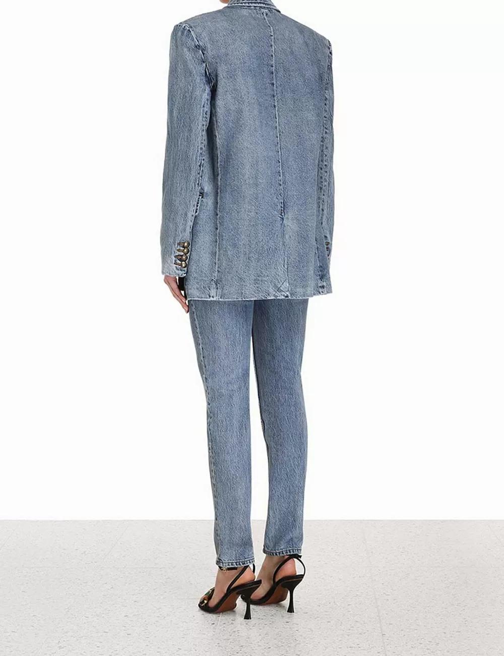 Hot ZIMMERMANN Luminosity Denim Blazer
