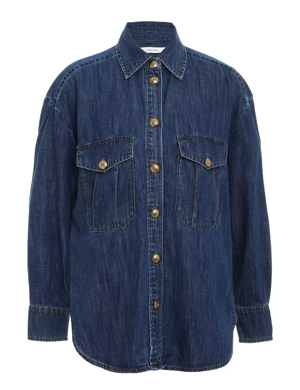 Best Sale ZIMMERMANN Luminosity Denim Shirt