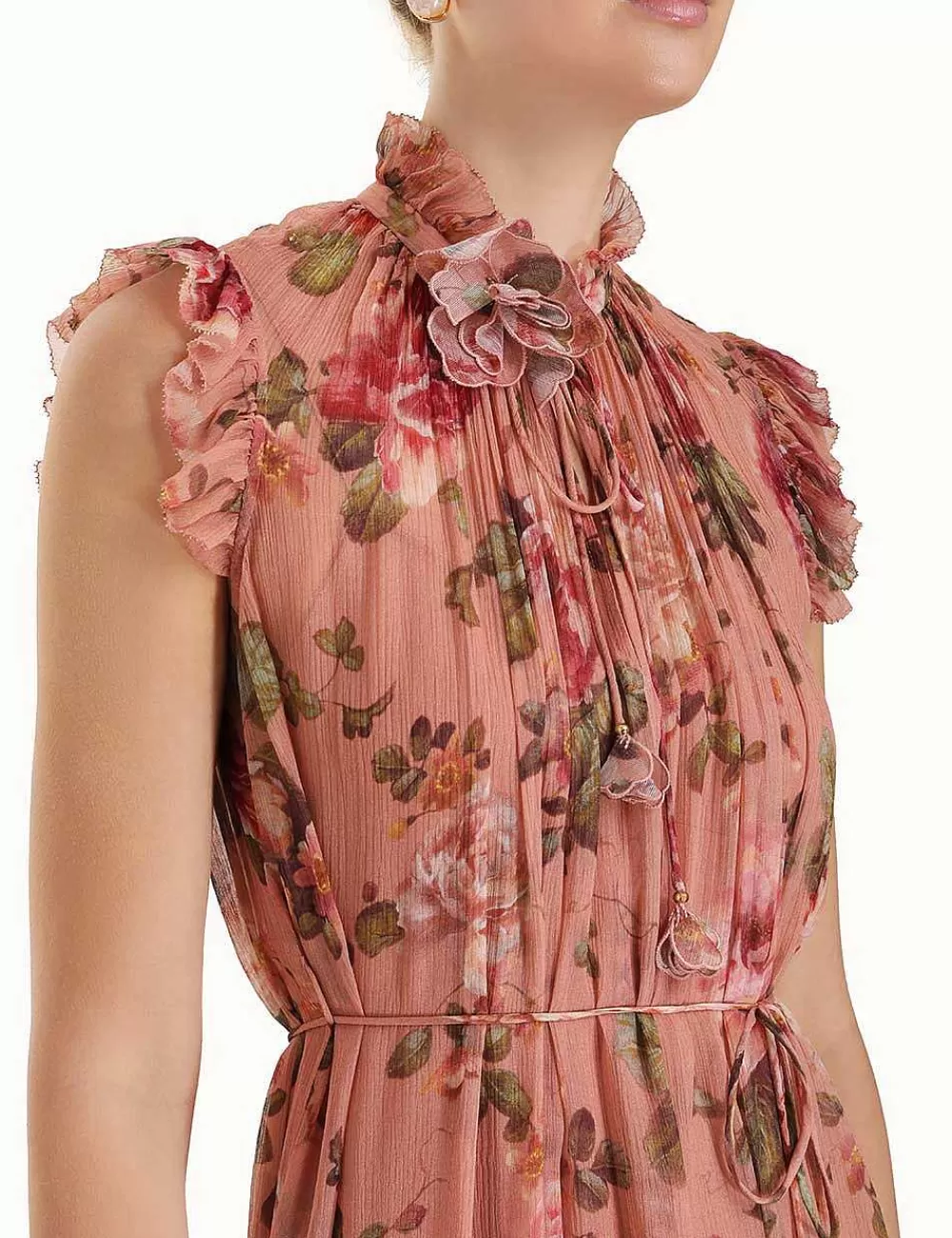 Outlet ZIMMERMANN Luminosity Flutter Dress