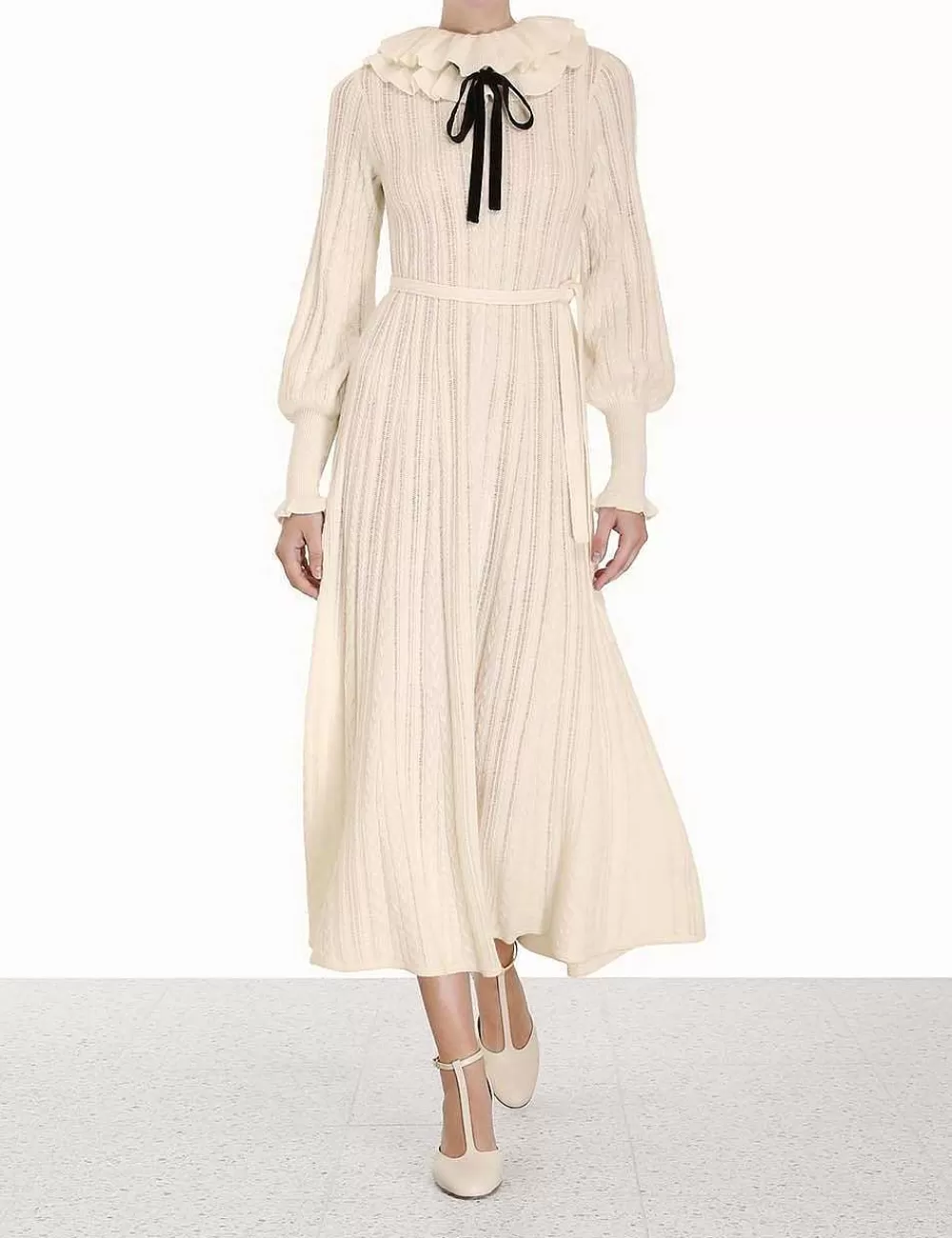 Hot ZIMMERMANN Luminosity Frill Neck Dress