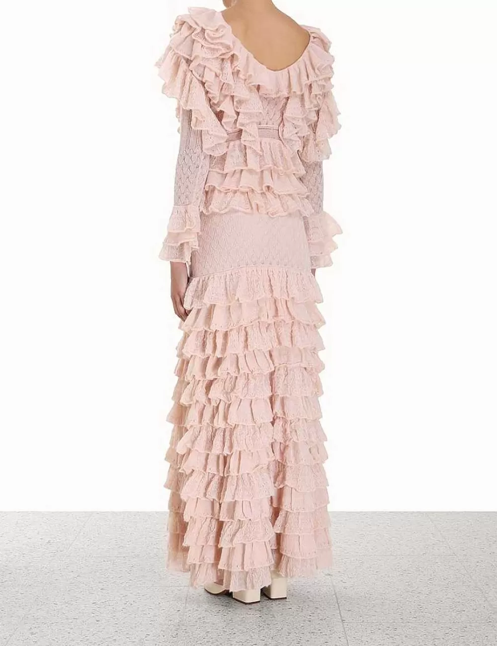 Flash Sale ZIMMERMANN Luminosity Frill V-Neck Top