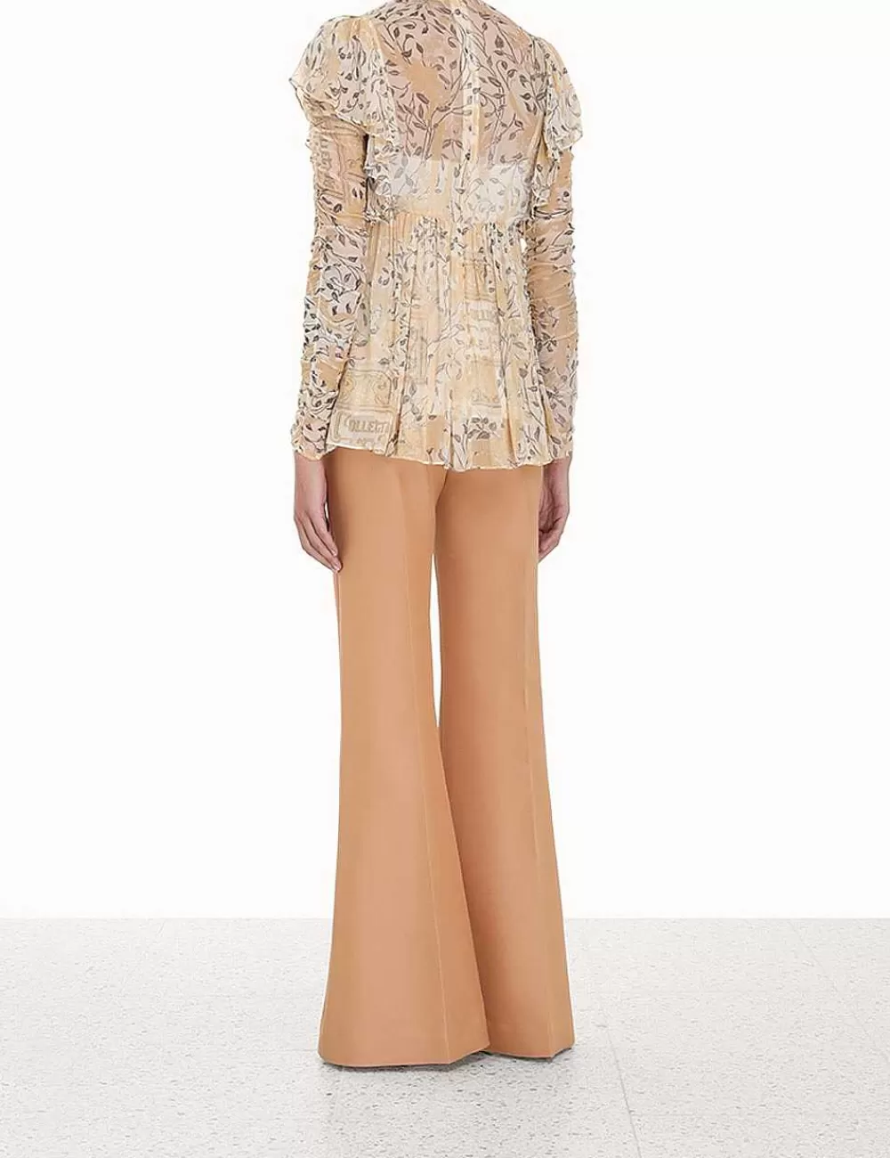 Clearance ZIMMERMANN Luminosity Gathered Blouse