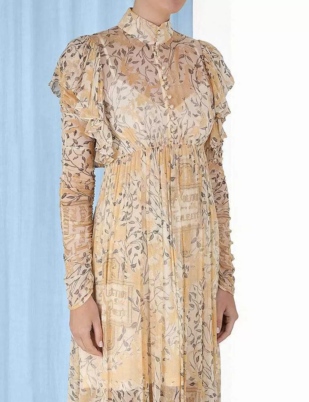 Flash Sale ZIMMERMANN Luminosity Gathered Midi Dress