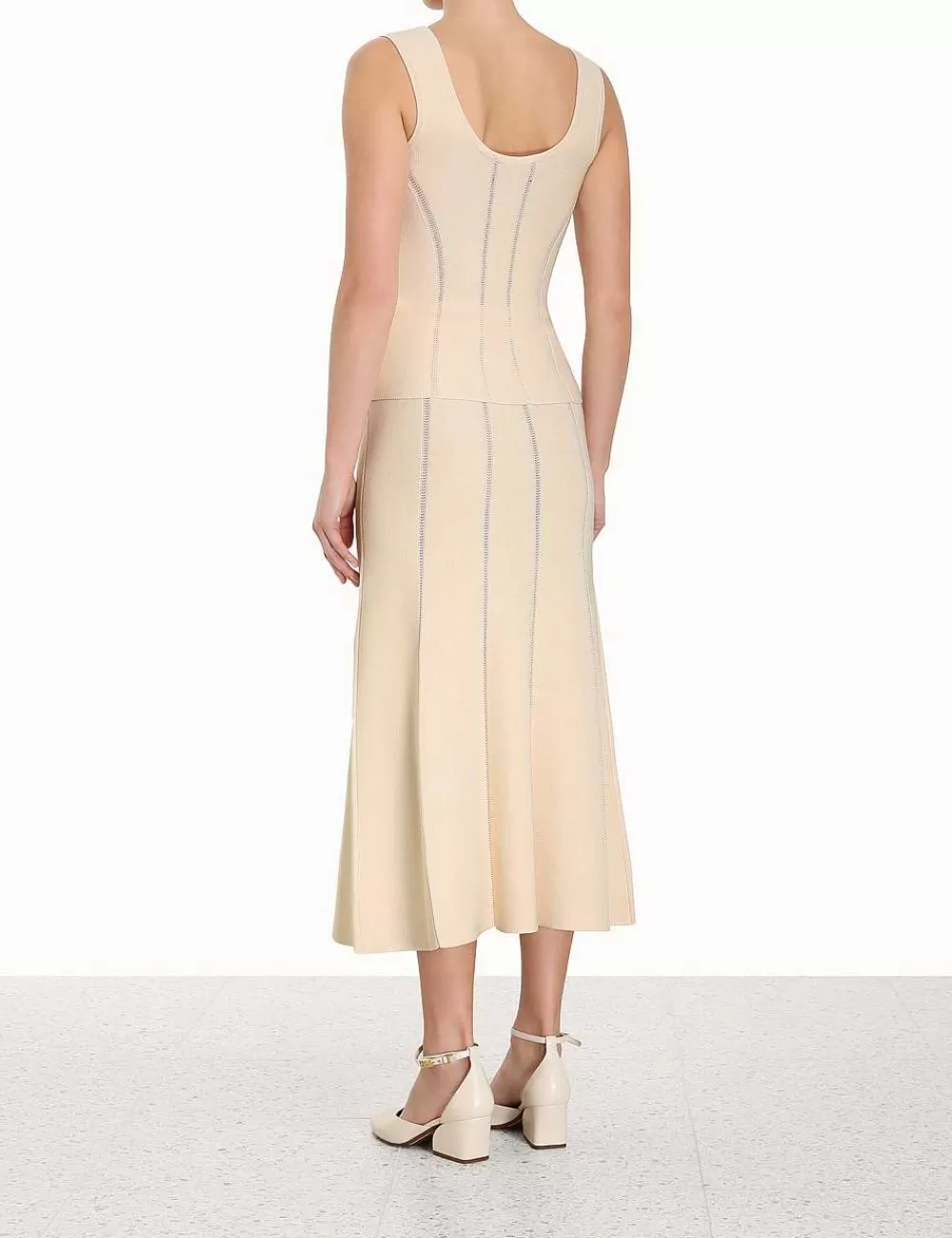 Clearance ZIMMERMANN Luminosity Knit Panelled Tank