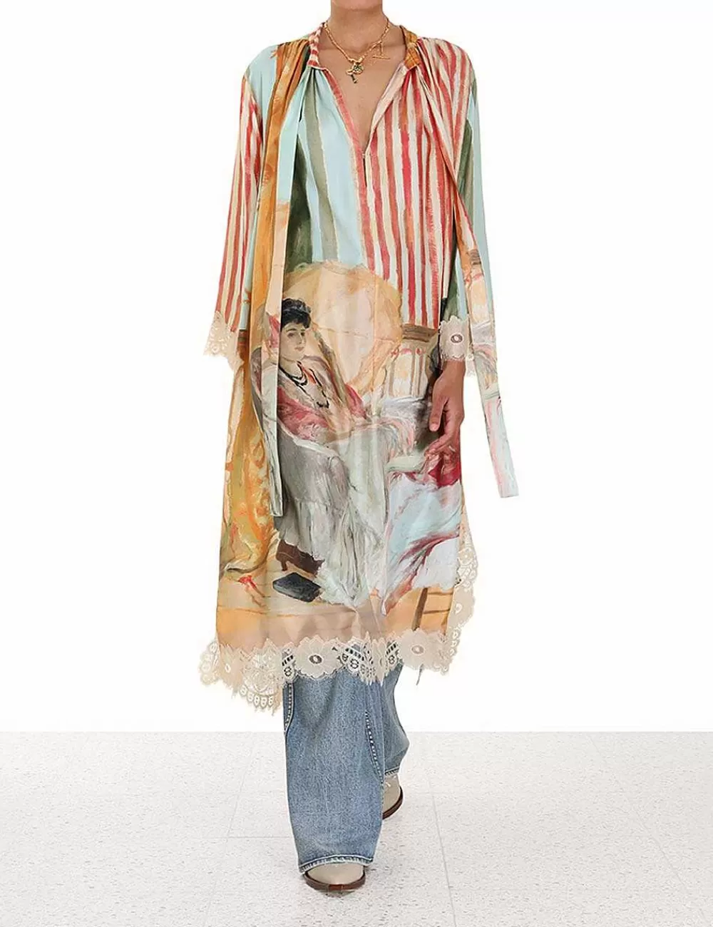 Flash Sale ZIMMERMANN Luminosity Lace Back Midi