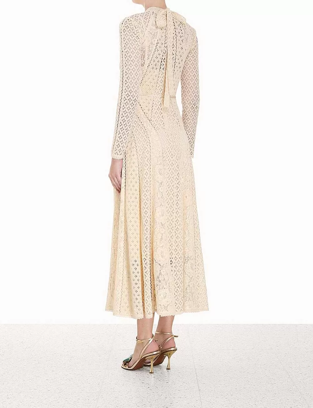 Cheap ZIMMERMANN Luminosity Lace Panelled Midi