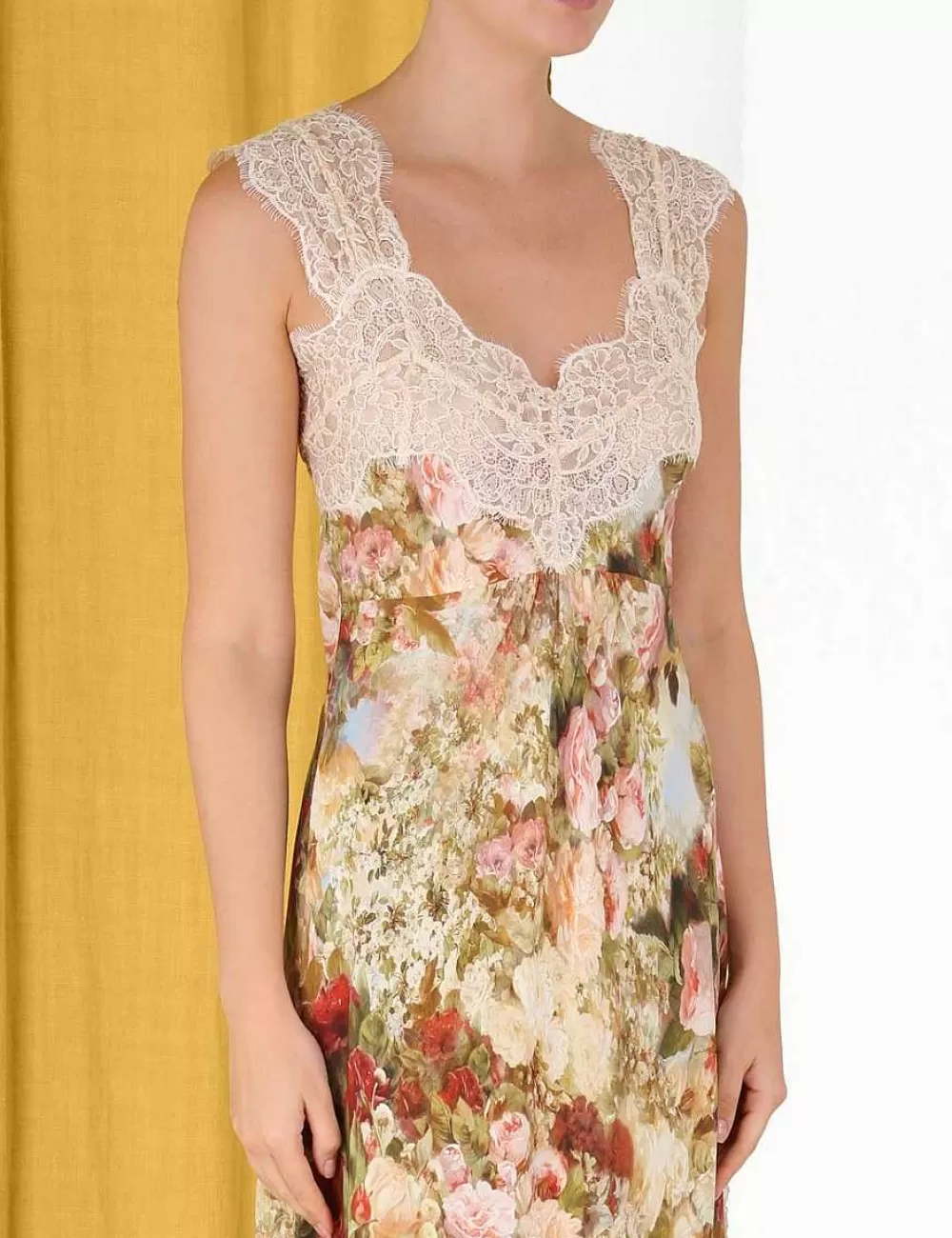 Shop ZIMMERMANN Luminosity Lace Slip Dress
