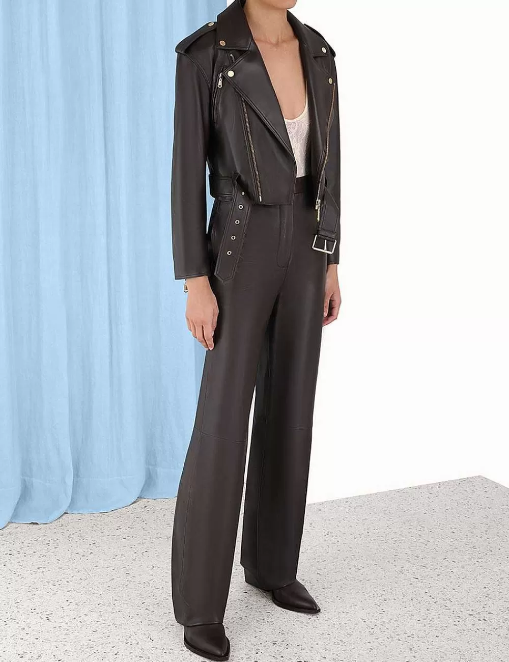 Flash Sale ZIMMERMANN Luminosity Leather Biker