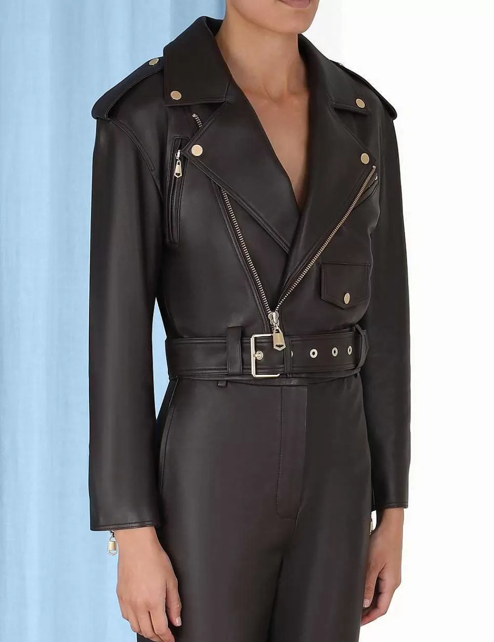 Best ZIMMERMANN Luminosity Leather Biker