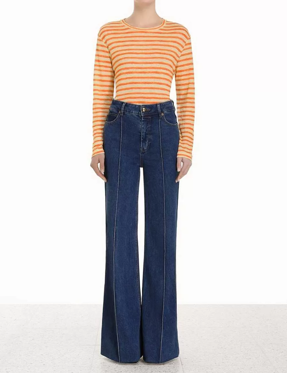 Store ZIMMERMANN Luminosity Long Sleeve Tee