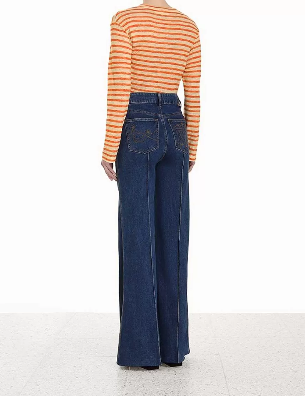 Outlet ZIMMERMANN Luminosity Long Sleeve Tee