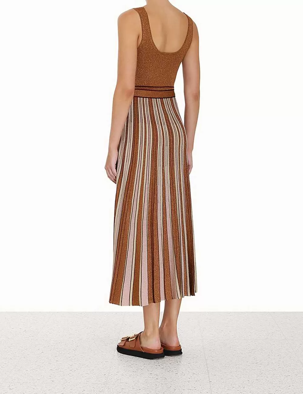 Hot ZIMMERMANN Luminosity Lurex Scoop Dress