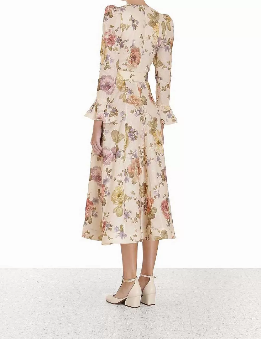 Hot ZIMMERMANN Luminosity Midi Dress