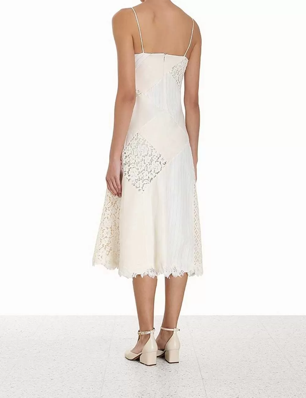 Clearance ZIMMERMANN Luminosity Patch Lace Dress