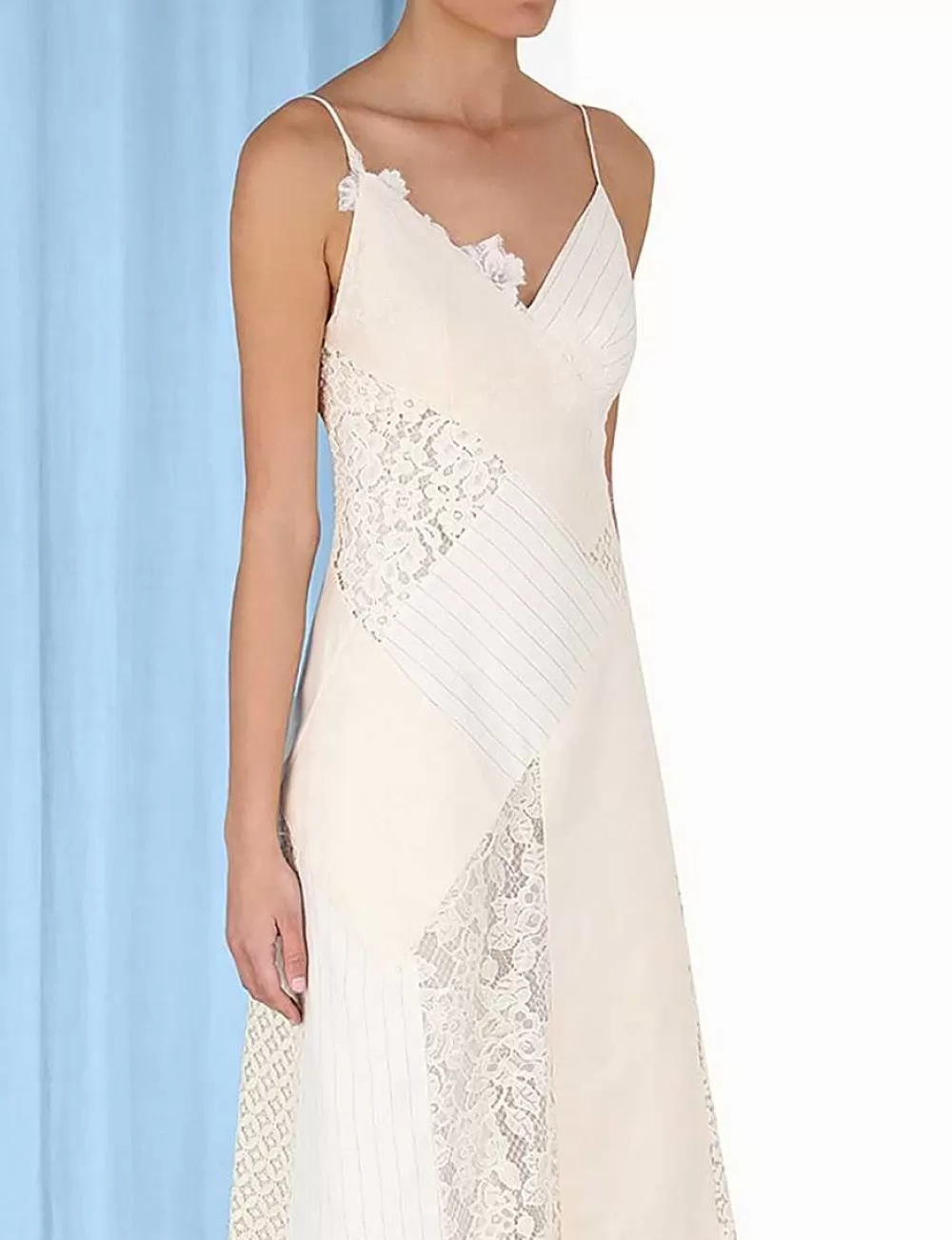 Hot ZIMMERMANN Luminosity Patch Lace Dress