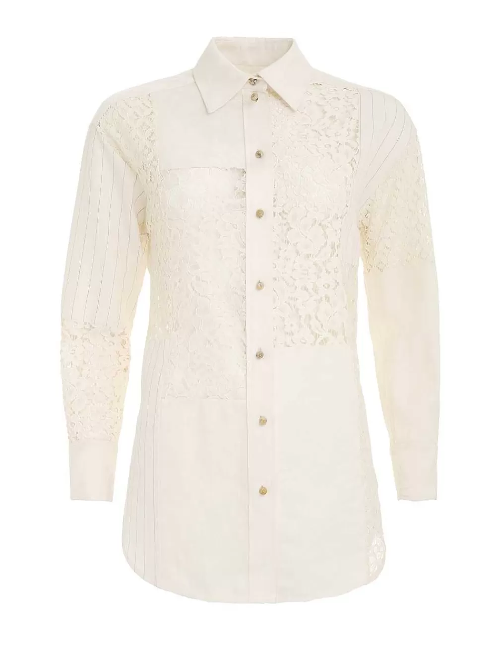 Best ZIMMERMANN Luminosity Patch Lace Shirt