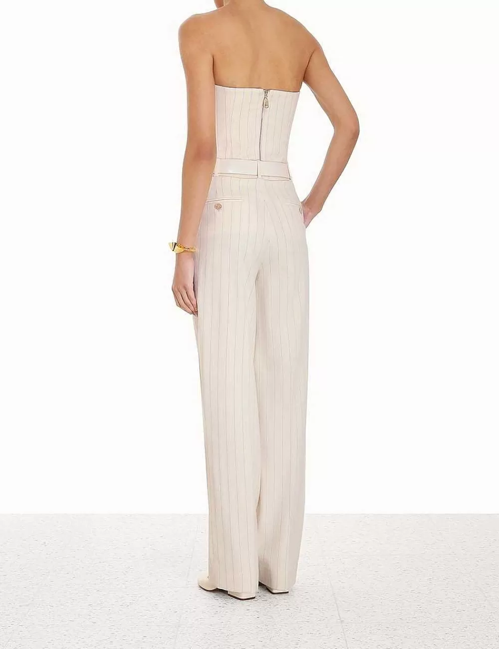 Sale ZIMMERMANN Luminosity Pinstripe Bustier