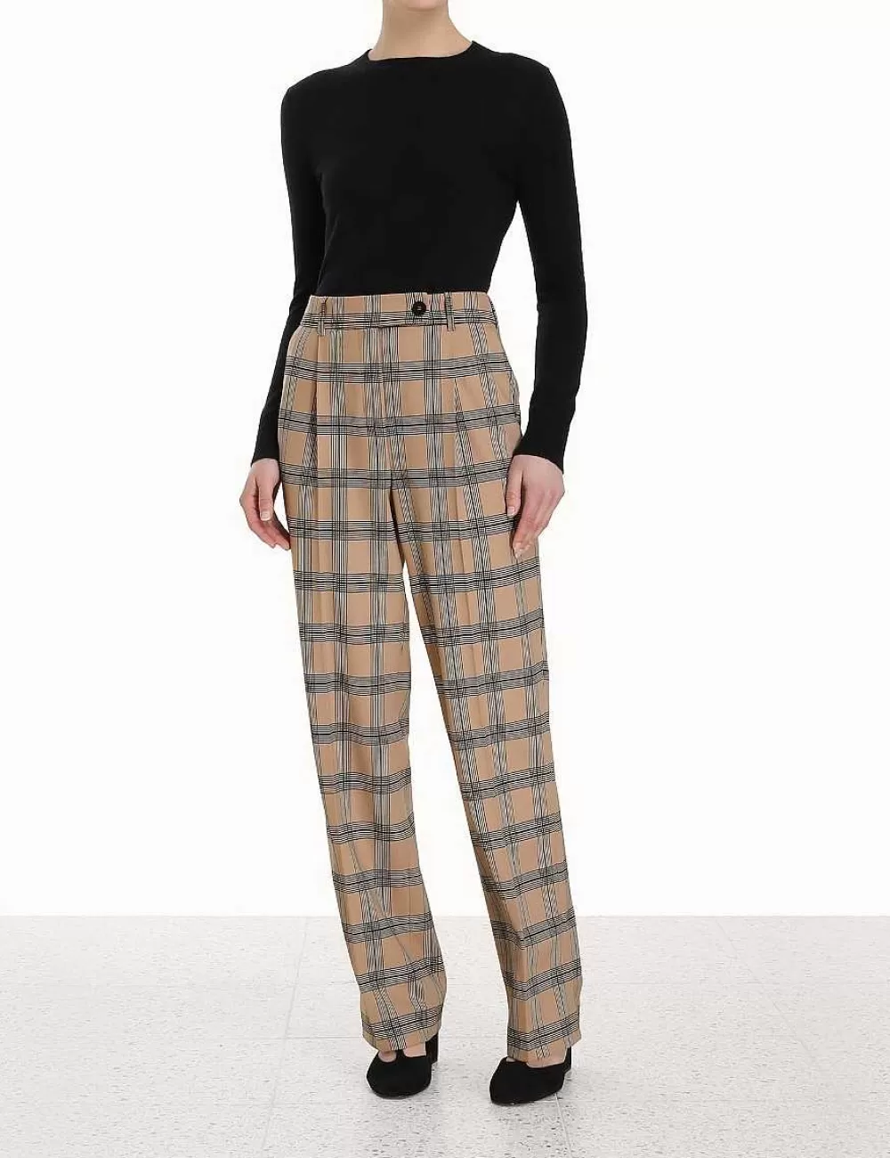 Cheap ZIMMERMANN Luminosity Pleat Front Pant