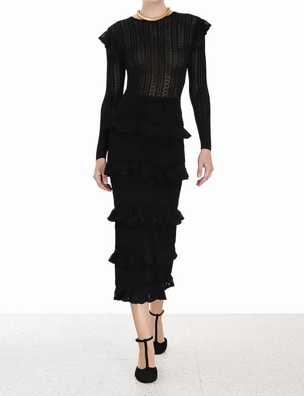 Best Sale ZIMMERMANN Luminosity Ruffle Dress