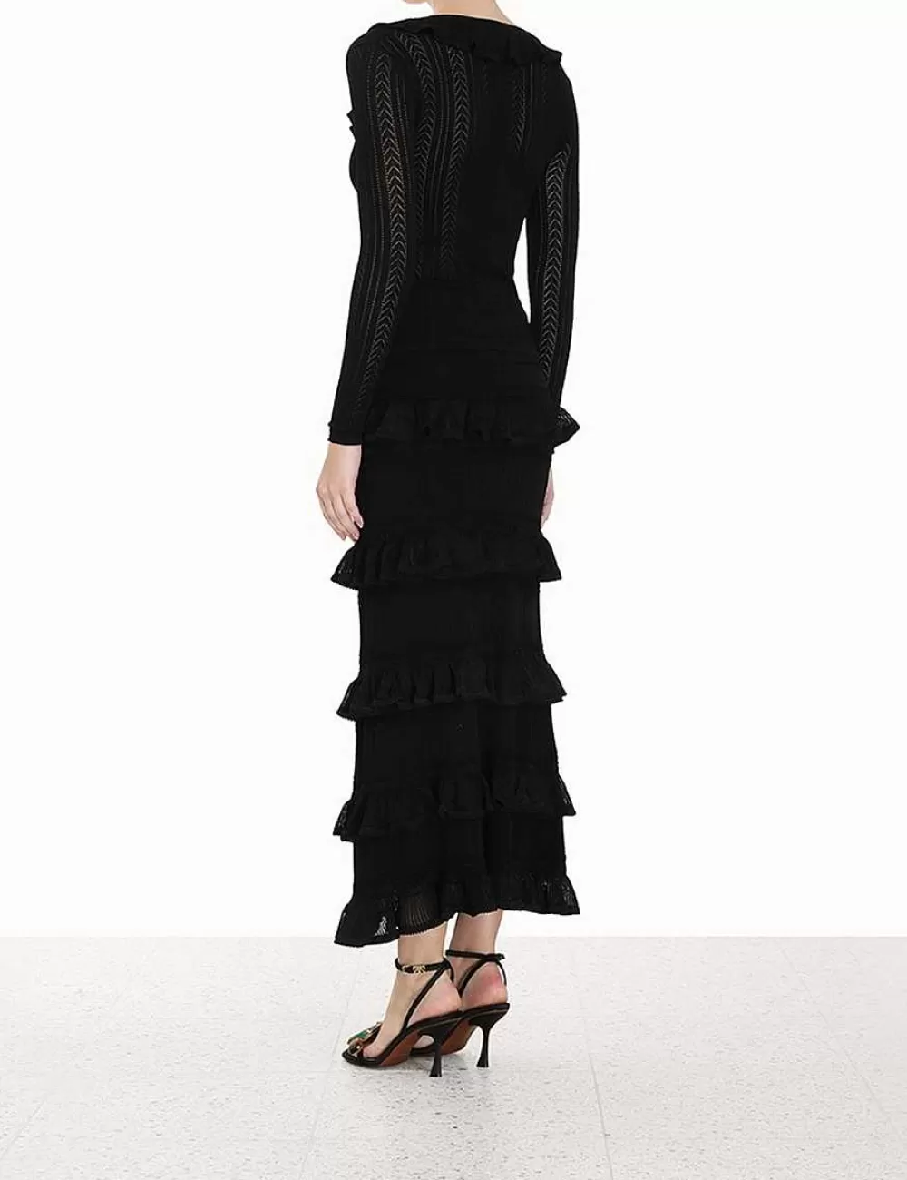 Outlet ZIMMERMANN Luminosity Ruffle Midi Skirt