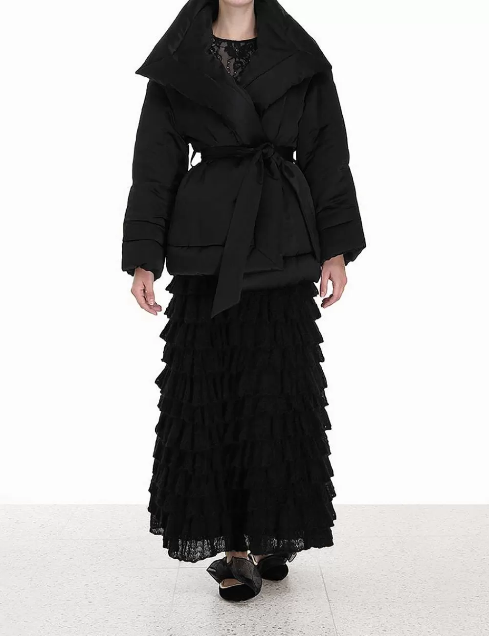 Outlet ZIMMERMANN Luminosity Satin Wadded Jacket