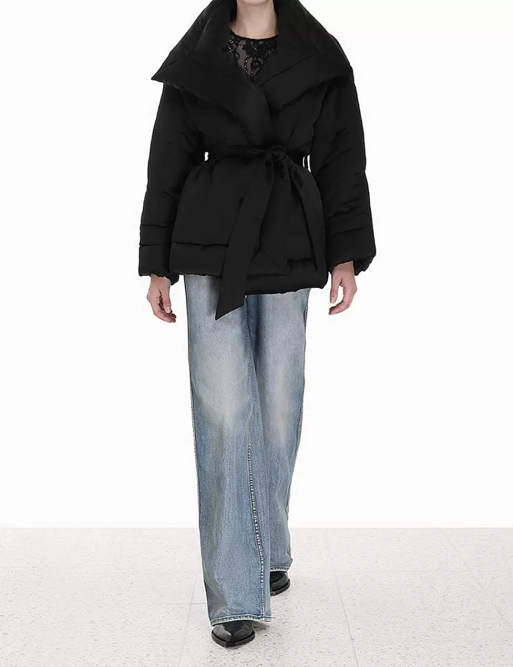 Clearance ZIMMERMANN Luminosity Satin Wadded Jacket