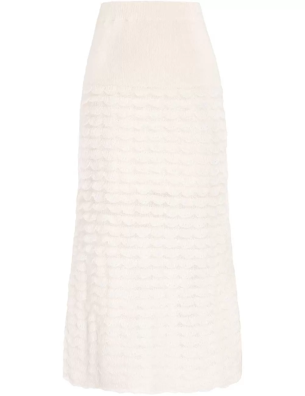 Fashion ZIMMERMANN Luminosity Scallop Skirt