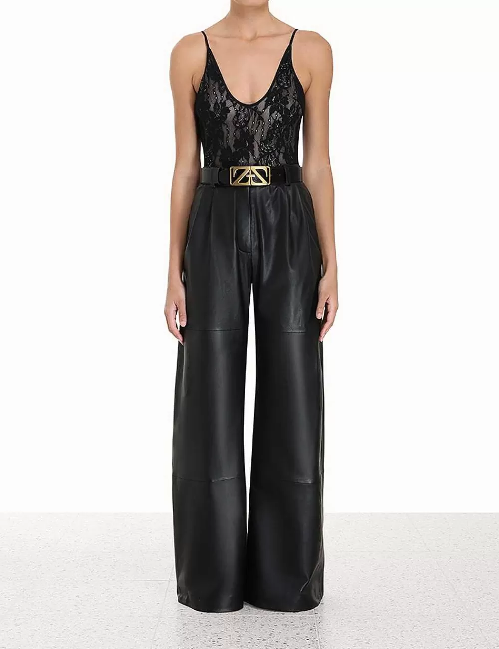 Discount ZIMMERMANN Luminosity Scoop Neck Bodysuit