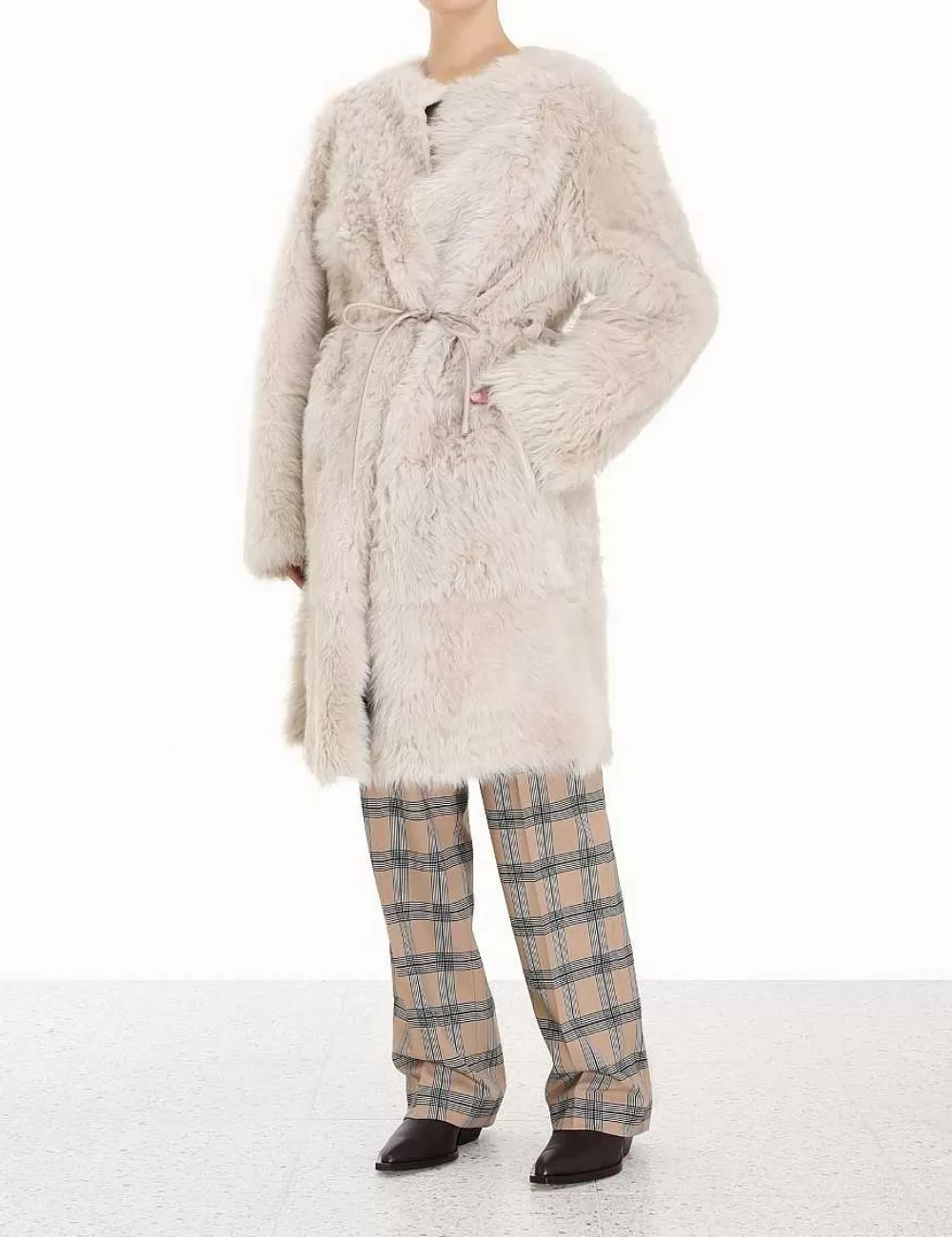 Discount ZIMMERMANN Luminosity Shearling Coat