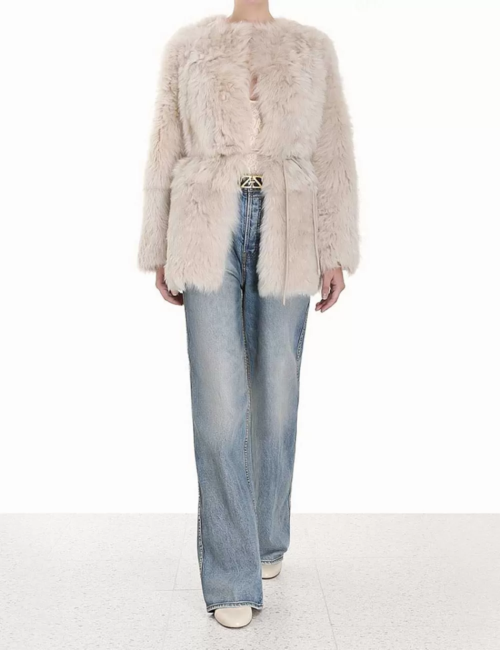 Cheap ZIMMERMANN Luminosity Shearling Jacket