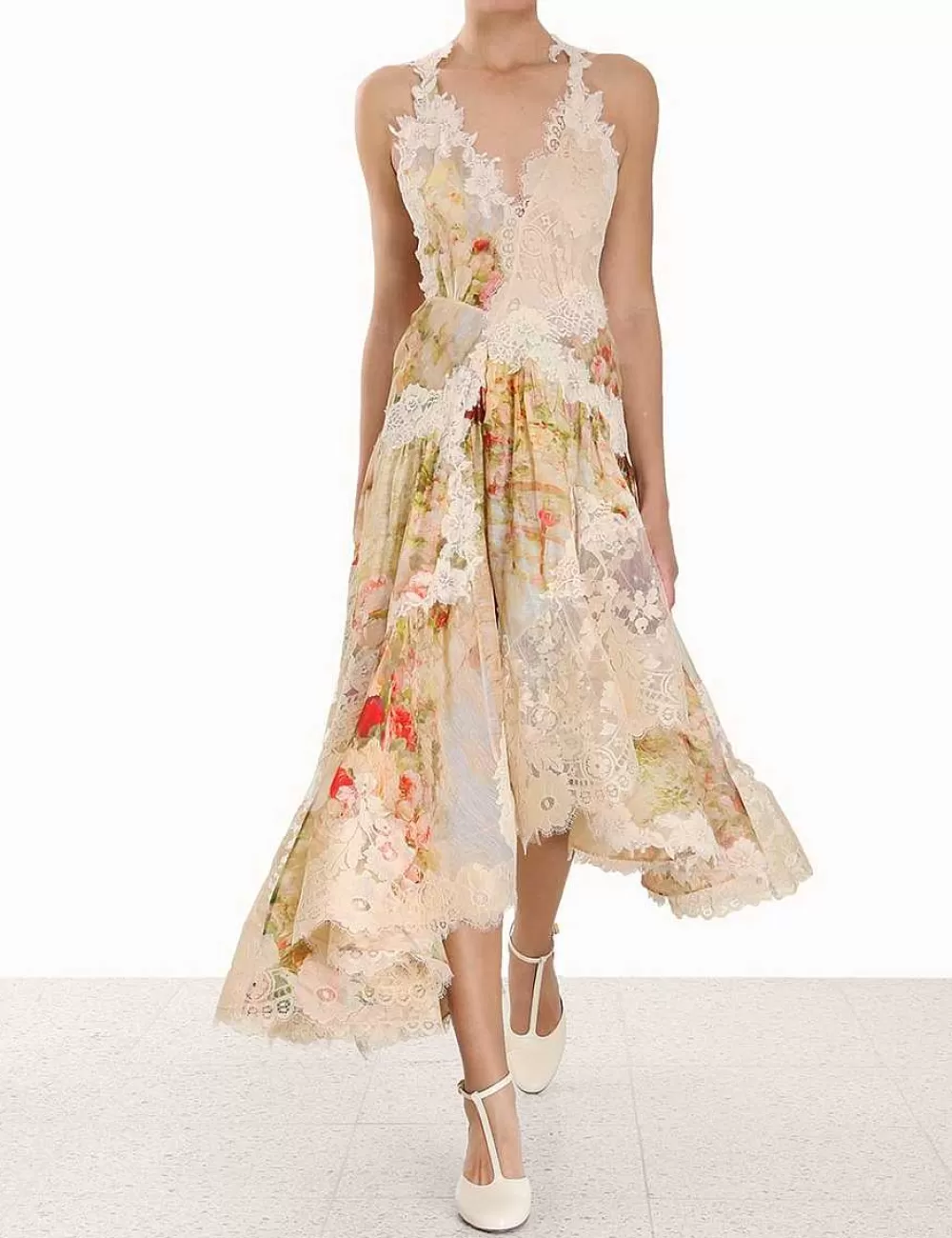 Online ZIMMERMANN Luminosity Splice Lace Dress