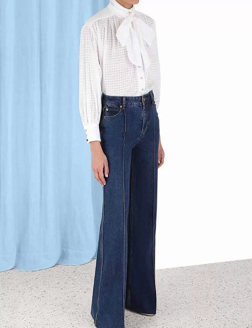 Discount ZIMMERMANN Luminosity Tunic Blouse