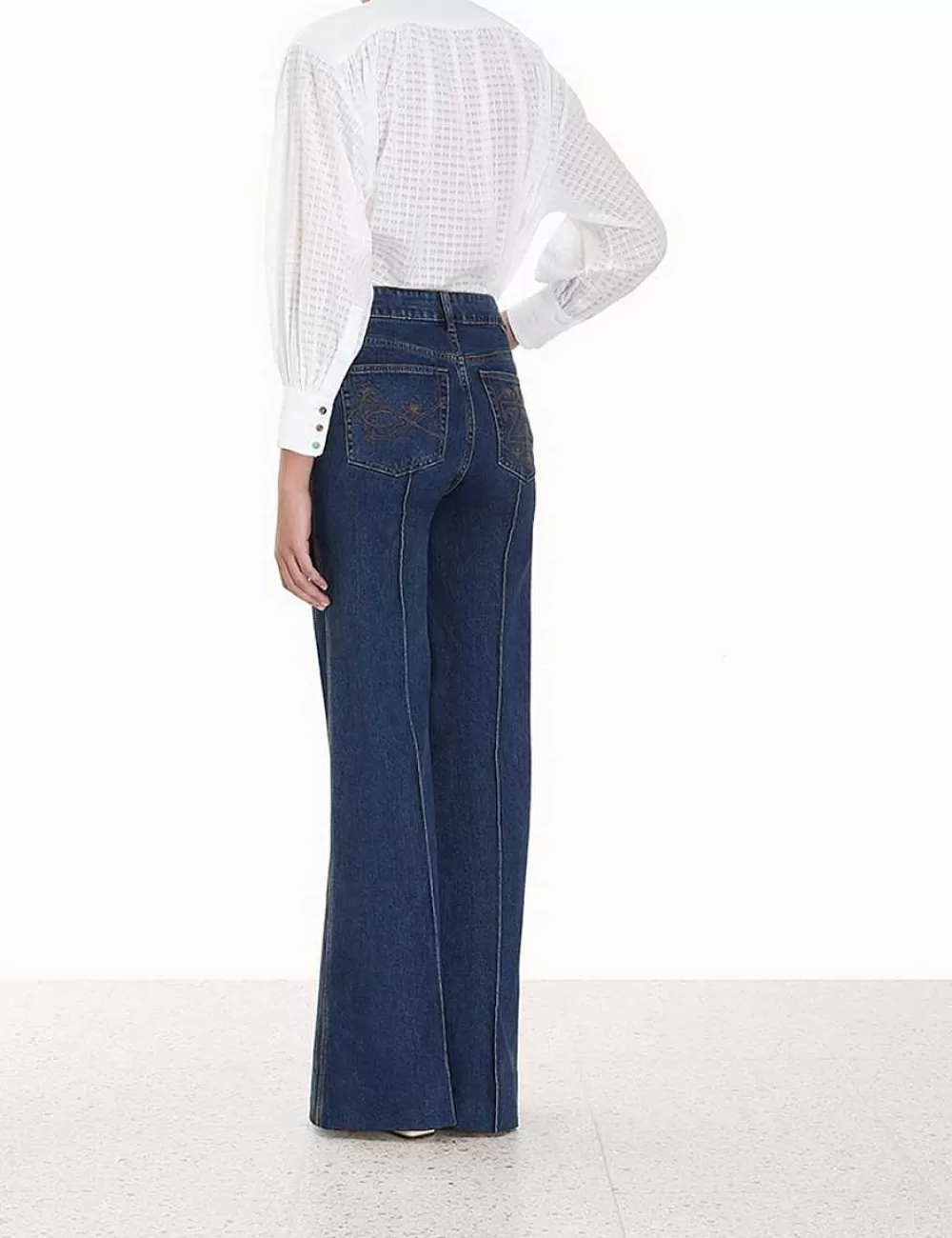 Sale ZIMMERMANN Luminosity Tunic Blouse