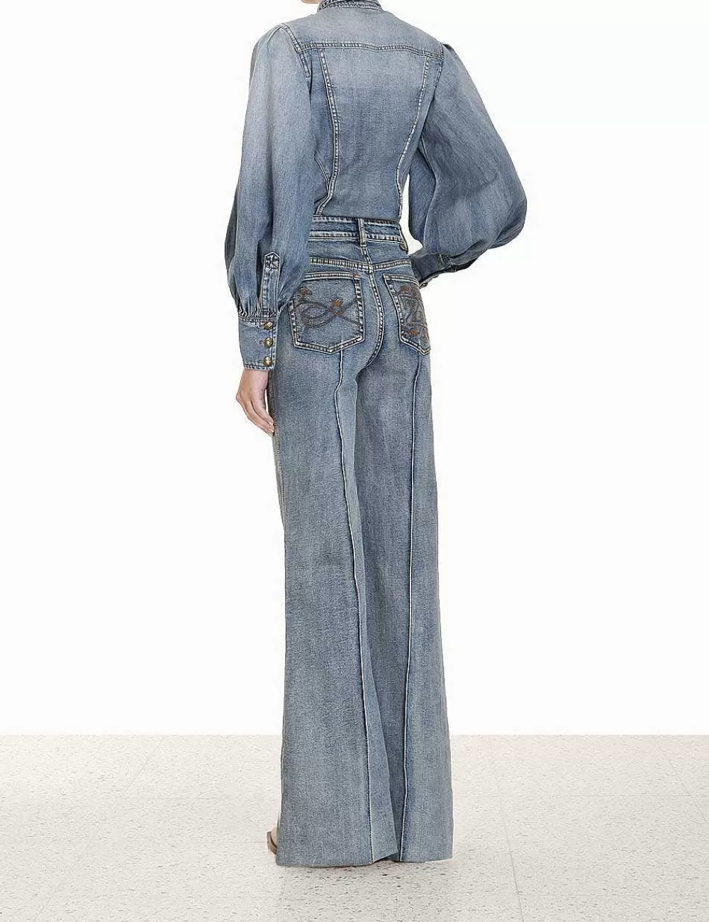 Best Sale ZIMMERMANN Luminosity Wide Leg Jean