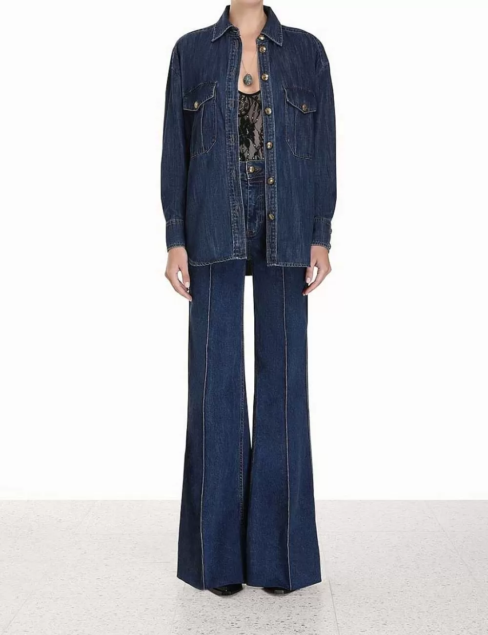 Best Sale ZIMMERMANN Luminosity Wide Leg Jean