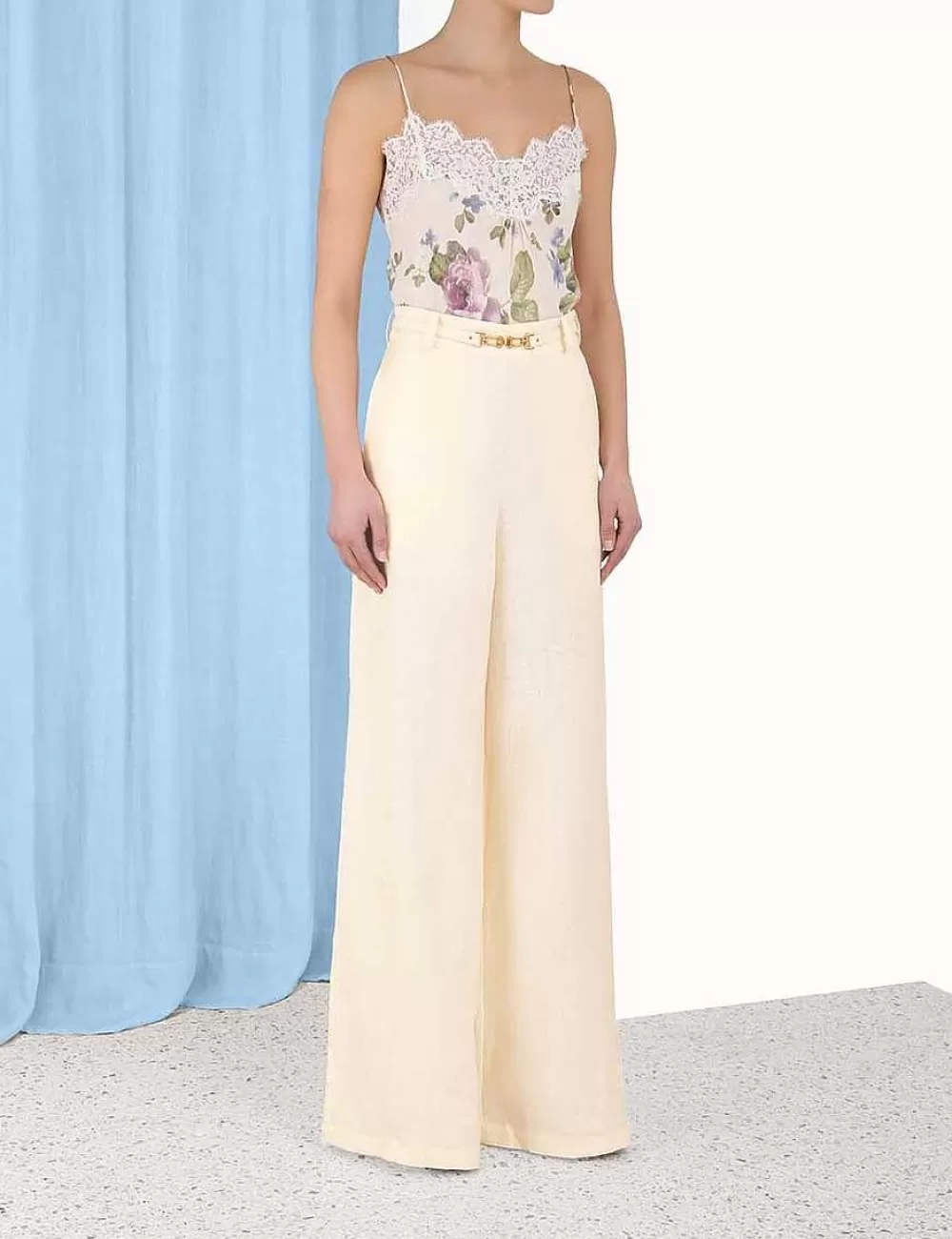 Cheap ZIMMERMANN Luminosity Wide Leg Pant