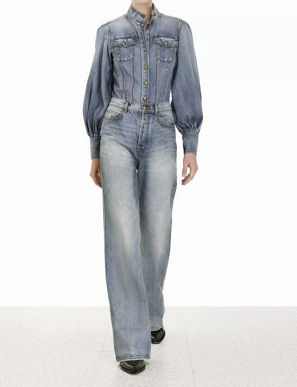 Store ZIMMERMANN Luminosity Wide Straight Jean