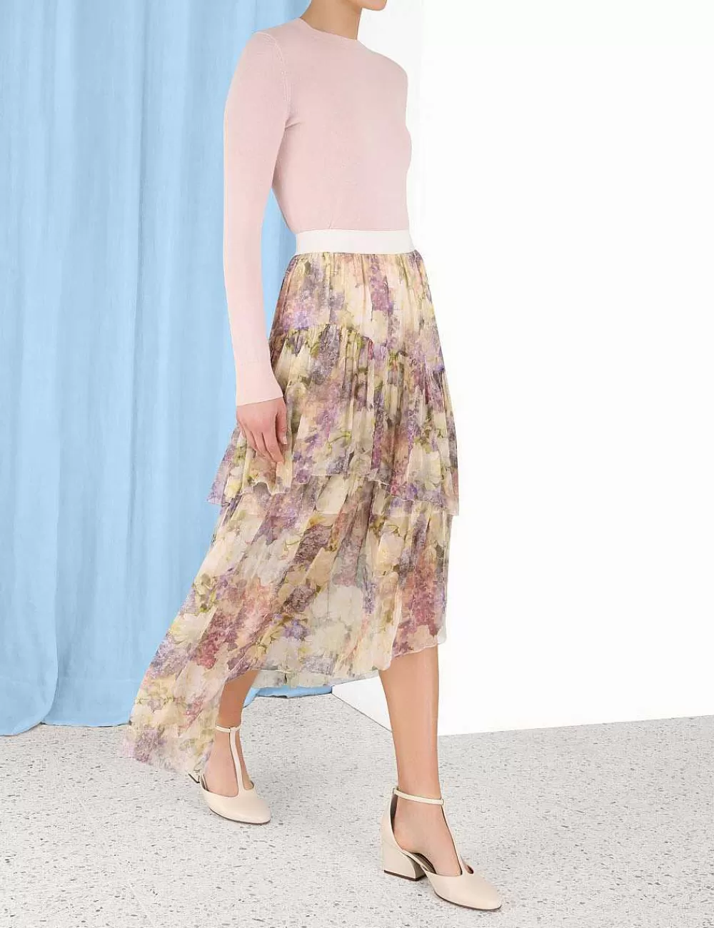 Discount ZIMMERMANN Lyrical Asymmetric Skirt