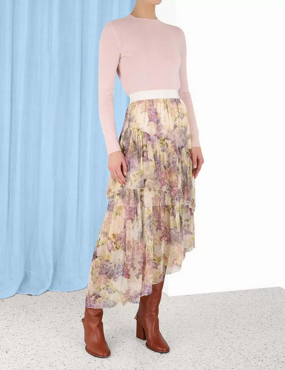 Best ZIMMERMANN Lyrical Asymmetric Skirt
