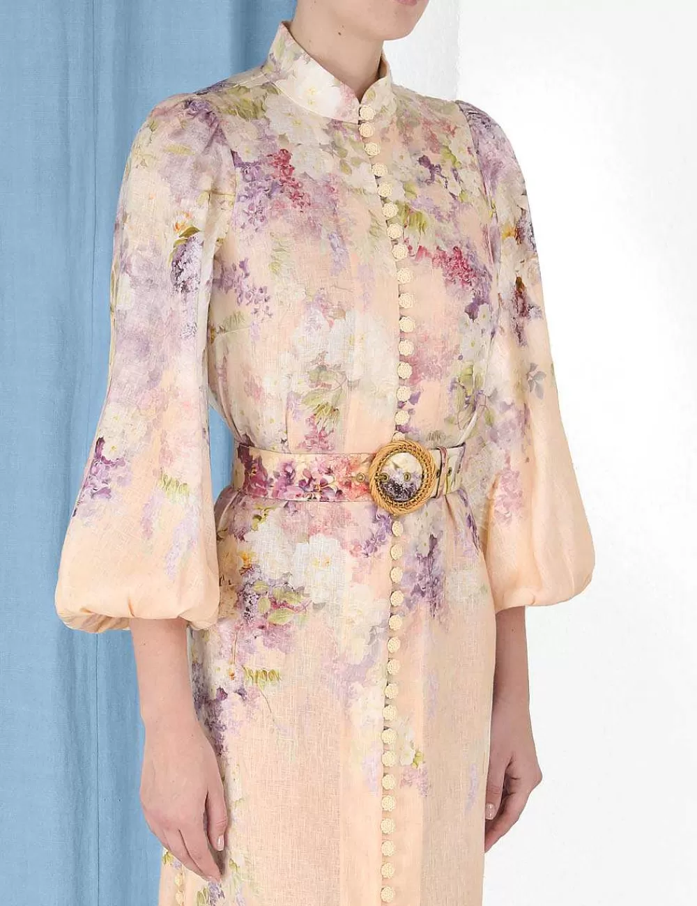 Flash Sale ZIMMERMANN Lyrical Buttoned Midi Dress