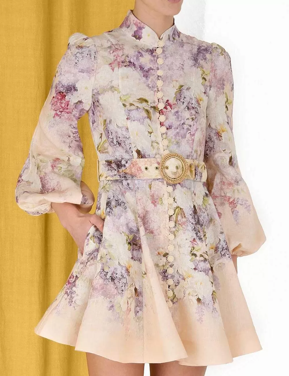 Store ZIMMERMANN Lyrical Buttoned Mini