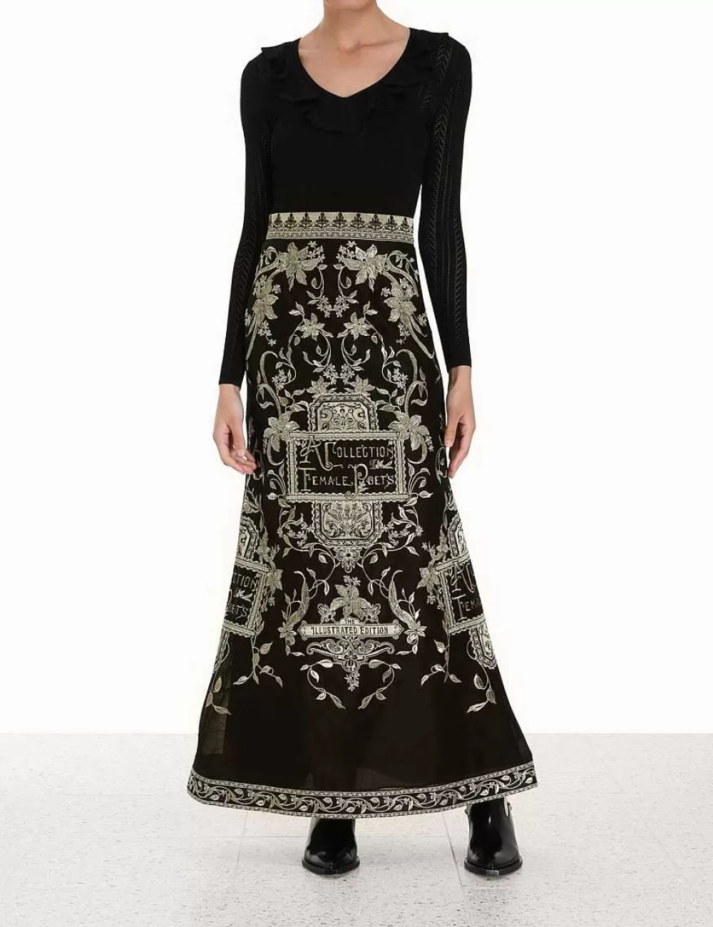 Hot ZIMMERMANN Lyrical Embroidery Maxi Skirt